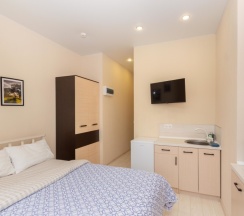 мини-студия стандарт с панорамным балконом для 1 гостя (центр, ул. Сакко, 24, "Vivaldi"), 416 в Viva aparts