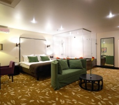 Номер люкс роскошный с террасой и ванной в Garden Hotel & SPA