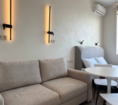 Уютная студия на 13 этаже с панорамным видом на Каспийское море. в Как Дома 05