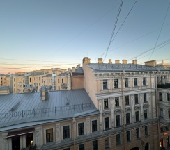 Двухместный стандарт с двуспальной кроватью (DBL) на 5 этаже в Boho Centr Nevsky 140 Hotel