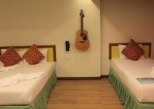 Трёхместная студия односпальная кровать в My Way Hua Hin Music Hotel