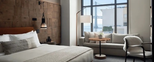 Двухместный номер Bay Bridge двуспальная кровать в 1 Hotel San Francisco