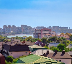 Студия с кухней и балконом, вид на море в Grand Premier