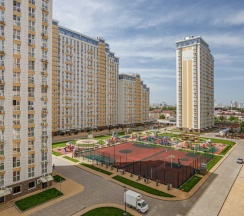 Апартаменты c 1 комнатой с балконом в Апартаменты Уютная Квартира в Центре от DoMino