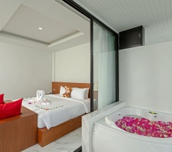 Двухместный полулюкс двуспальная кровать в Secret Cliff Resort Phuket