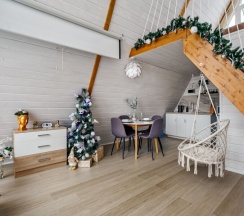 Aframe White | Банный чан на территории в Берёзовая роща