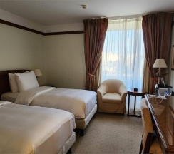 Улучшенный с 2 отдельными кроватями и видом на реку в Radisson Slavyanskaya Hotel Moscow