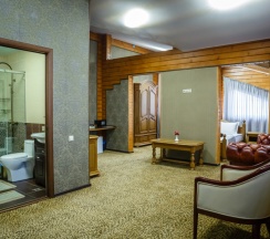 Двухместный номер Deluxe с красивым видом из окна двуспальная кровать в Chalet