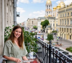 Апартаменты Люкс  с видовым балконом в Moroshka Home