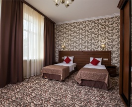 Двухместный номер с двумя раздельными кроватями в Zion