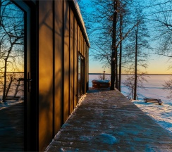 Двухместный Барнхаус на берегу озера в ЭкоPort на Отрадном