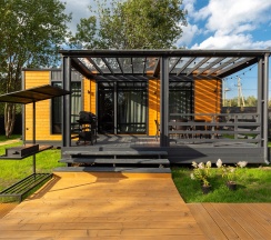 Коттедж с одной спальней, купелью и баней в Black Village Family