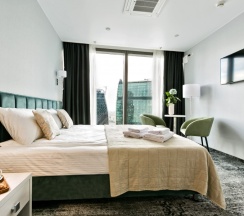 Стандарт для двоих в Федерации 53 этаж в Panorama city hotel