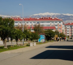 Апартаменты стандарт с двуспальной кроватью кв. 102а в Deluxe apartments