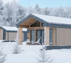 Cinema lodge с горячей купелью в Бухлово парк