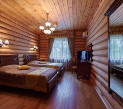 1 категория Twin 32 м² | Экоотель 3 ☆ в Орловское поместье