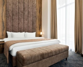 Двухместный номер Улучшенный Стандарт с видом на город двуспальная кровать в Ramada by Wyndham Shymkent