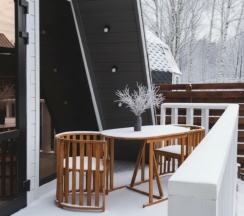 A-frame NEO|Банный чан на территории в Берёзовая роща