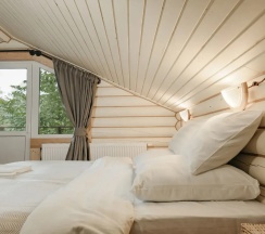Luxe** Room двухкомнатный с видом на горы и реку (к1R3) в Шале Леший