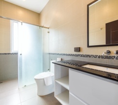 Вилла Deluxe с 2 комнатами с красивым видом из окна в Отель The Oriental Beach Pearl