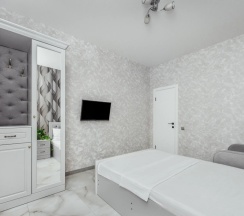 Двухместная студия с террасой семейная двуспальная кровать в Green rent