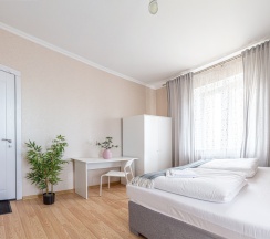 Номер Economy с видом на город 2 отдельные кровати в Гостевой дом Easy Coliving Nordy Homes