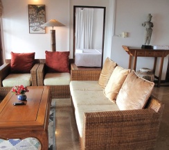 Люкс с красивым видом из окна в Grand Villa La Perla