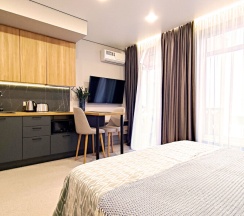 Студия ВЕРШИНА двухместная с балконом в Панорама Ачишхо