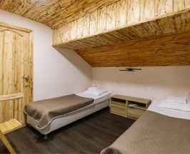 Бюджетный двухместный номер с 2 отдельными кроватями без окна в Тундра