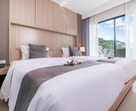 Двухместный номер Grand Deluxe 2 отдельные кровати в Patong Bay Residence