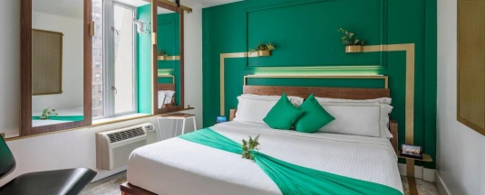 Четырёхместный номер Standard 2 отдельные кровати в Artel Hotel Times Square