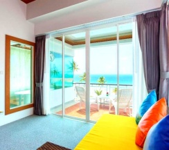 Двухместный номер Standard с видом на море двуспальная кровать в The samui beach resort