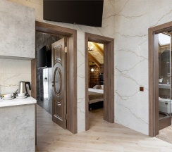 Апартаменты с балконом и видом на горы в Stellar collection chalet, Krasnaya Polyana