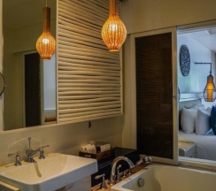 Двухместный номер Terrace  Private Pool с видом на бассейн двуспальная кровать в Natai Beach Resort