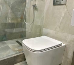 ПОЛУЛЮКС с патио и видом на море в Santorini Family Club