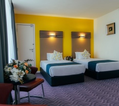 Двухместный номер Deluxe с видом на реку 2 отдельные кровати в Hotel Sentral Kuantan