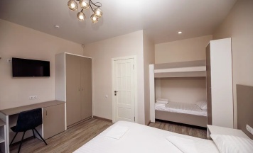 Семейный номер Classic с видом на внутренний двор в Nautilus family