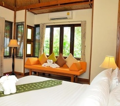 Двухместный номер Deluxe двуспальная кровать в Khaothong Terrace Resort & Restaurant
