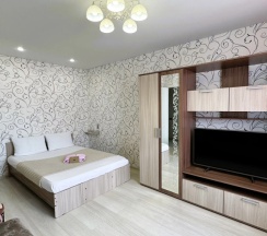 Двухместные апартаменты c 1 комнатой (двуспальная кровать) в Квартира Right Room на Братьев Луканиных 11