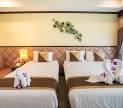 Двухместный номер Deluxe с видом на море 2 отдельные кровати в Baan Sailom Resort