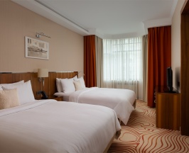 Люкс с 2 кроватями "Queen size" в Grand Autograph Hotel Novosibirsk