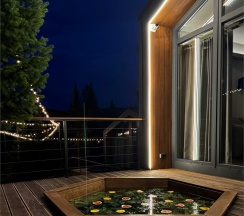 Дом «SILVER» с банным чаном на террасе в Luxe House