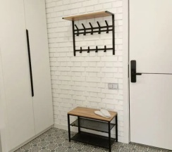 Трёхместные апартаменты c 1 комнатой с красивым видом из окна (диван) в На Ново-Гончарной