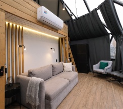 Дом-сфера Премиум с панорамной ванной в Резиденция Северное Сияние