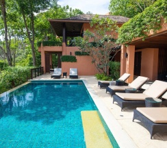 Вилла Residential с бассейном с 3 комнатами с частичным видом на океан в Sri Panwa Phuket Luxury Pool Villa Hotel