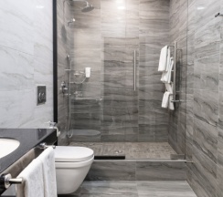 Двухместный номер Standard с видом на город 2 отдельные кровати в Reikartz Sky Алматы