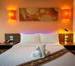 Двухместная студия двуспальная кровать в Hotel Mermaid Bangkok