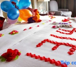 Двухместный номер Deluxe двуспальная кровать в Dezhou Fengguan Holiday Hotel