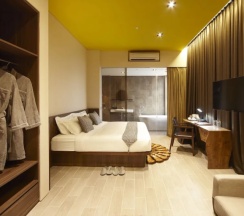 Одноместный люкс двуспальная кровать в Hotel YAN