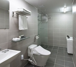 Двухместный номер Standard Цокольный этаж 2 отдельные кровати в Familia Hotel Jeju
